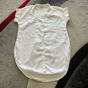 Cloth & Stone White Button Down Shirt